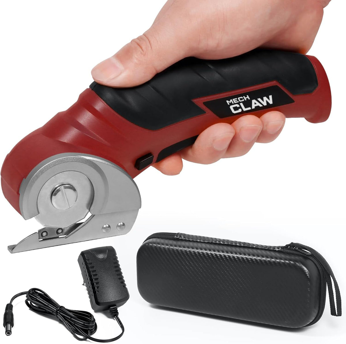 Cordless Electric Scissor, Powerful Rotary Cutter for Cardboard, Leather and More